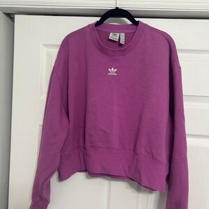 Adidas Women's Purple Sweatshirt